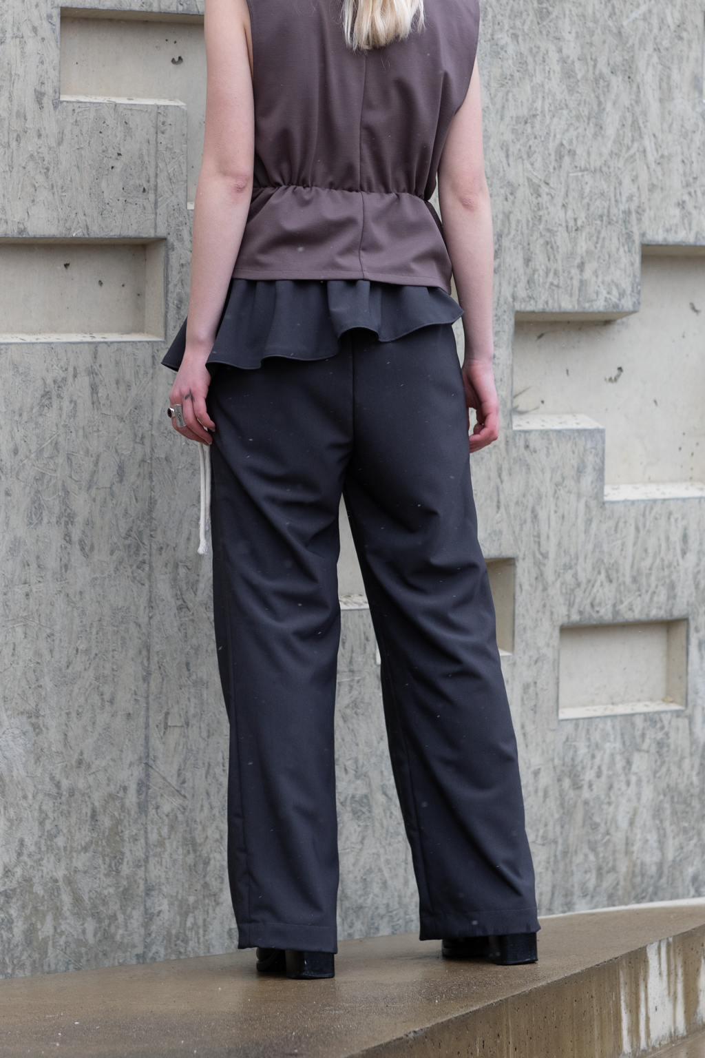 Anzugshose mit Rockteil