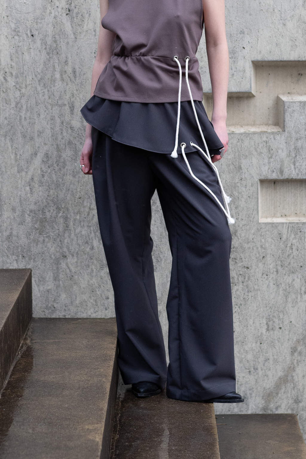 Anzugshose mit Rockteil