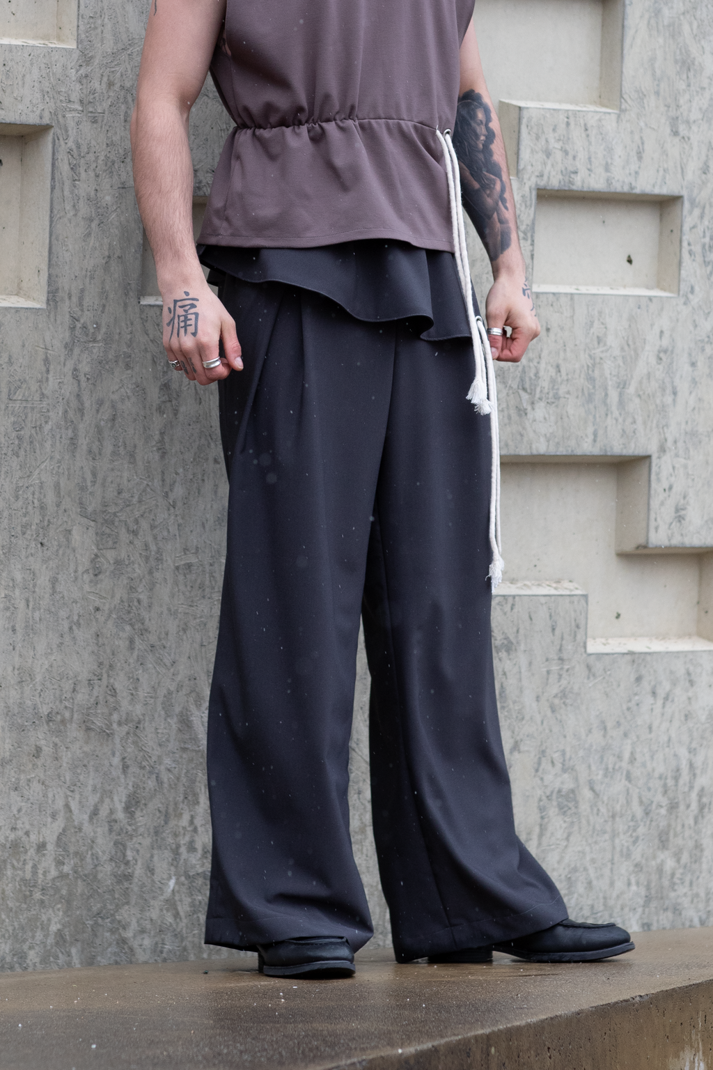 Anzugshose mit Rockteil