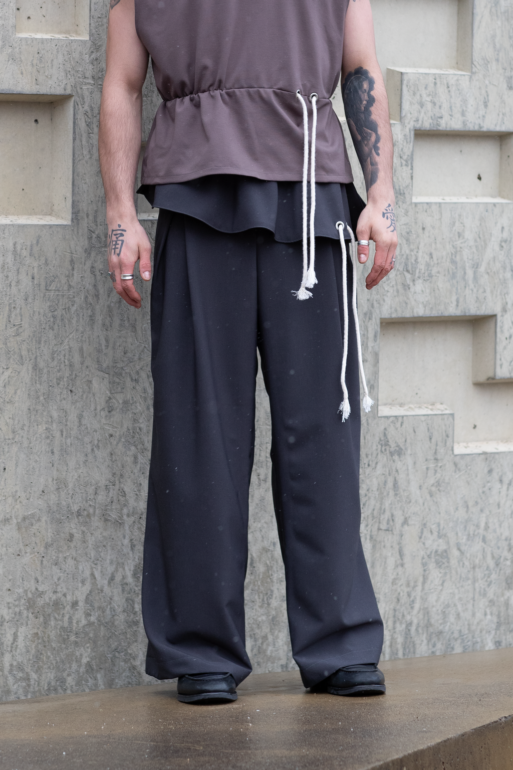 Anzugshose mit Rockteil