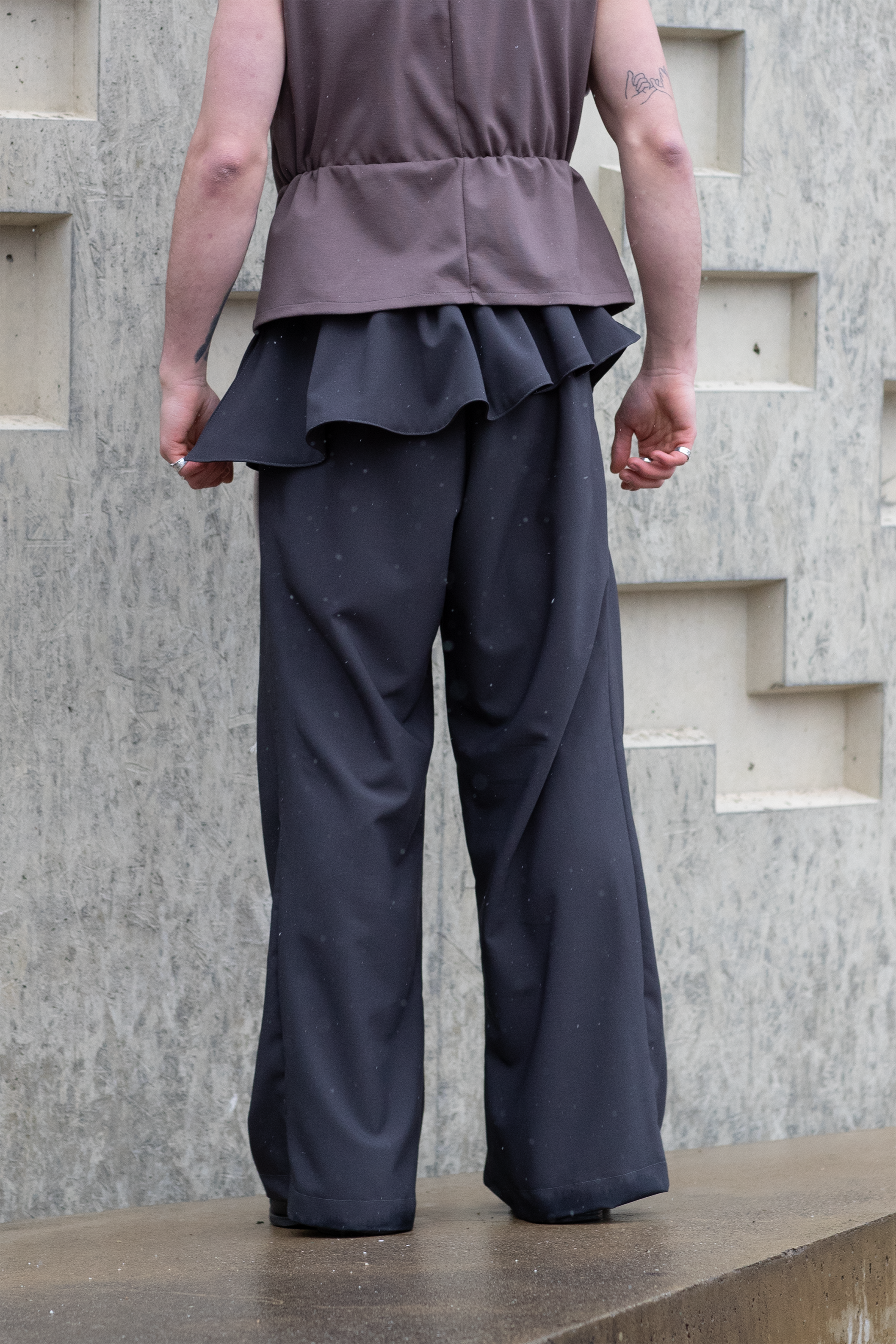 Anzugshose mit Rockteil